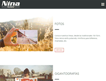 Tablet Screenshot of ninamundo.com